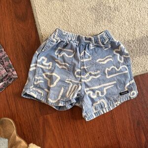 Patagonia Kids Blue and White Patterned Shorts